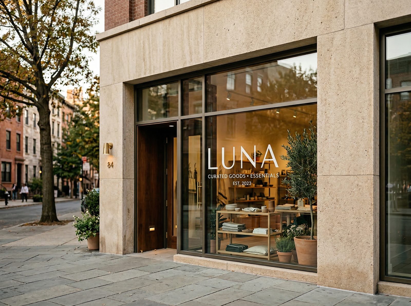 Retail Storefront — Window Branding System